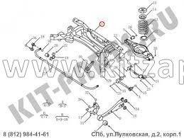 ПОДРАМНИК ЗАДНИЙ Livan X6 PRO 1014030818